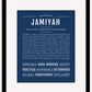 Jamiyah | Name Art Print