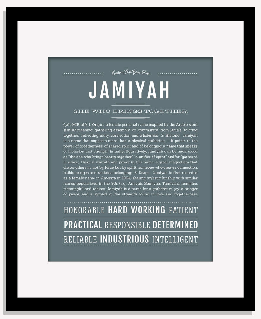 Jamiyah | Name Art Print