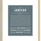 Jamiyah | Name Art Print