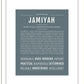 Jamiyah | Name Art Print
