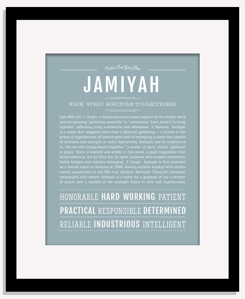 Jamiyah | Name Art Print