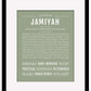 Jamiyah | Name Art Print