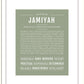 Jamiyah | Name Art Print