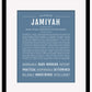 Jamiyah | Name Art Print