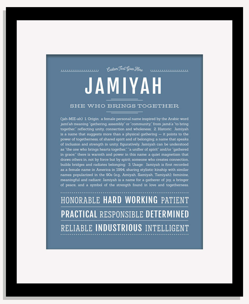Jamiyah | Name Art Print