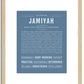 Jamiyah | Name Art Print