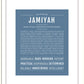 Jamiyah | Name Art Print
