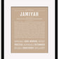 Jamiyah | Name Art Print