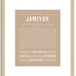 Jamiyah | Name Art Print