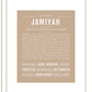 Jamiyah | Name Art Print