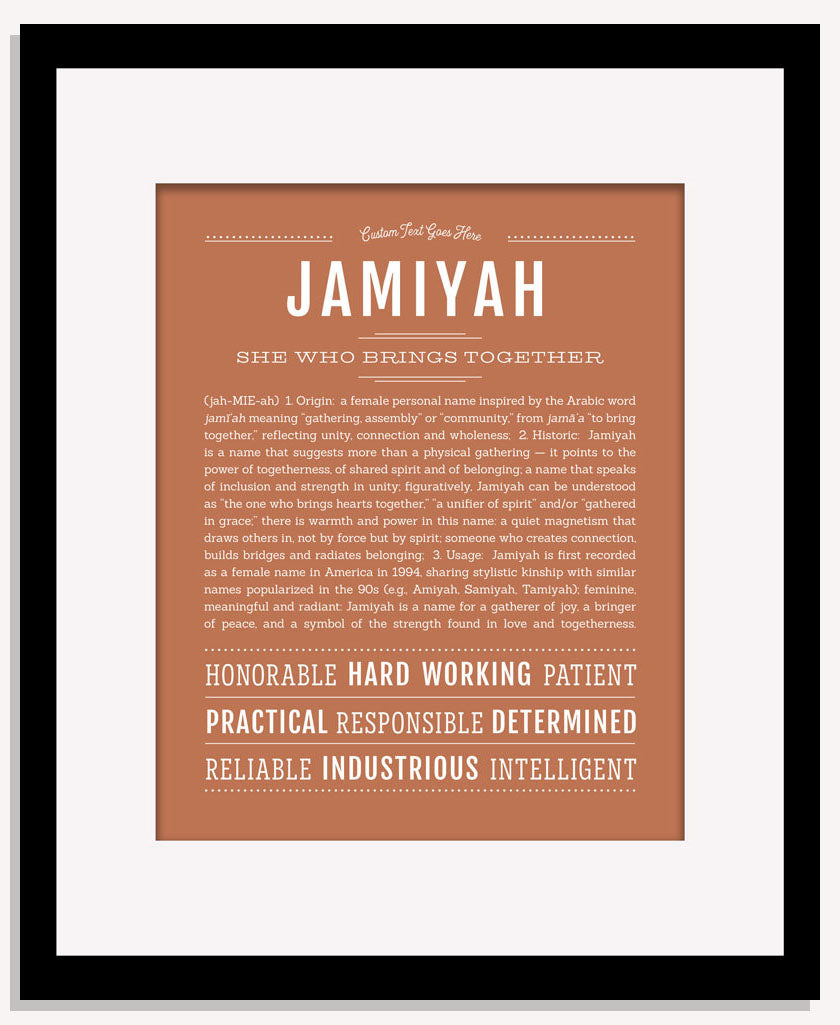 Jamiyah | Name Art Print