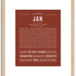 Jan (male) | Name Art Print