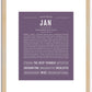 Jan (male) | Name Art Print