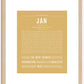 Jan (male) | Name Art Print