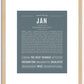 Jan (male) | Name Art Print