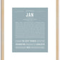 Jan (male) | Name Art Print