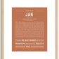 Jan (male) | Name Art Print