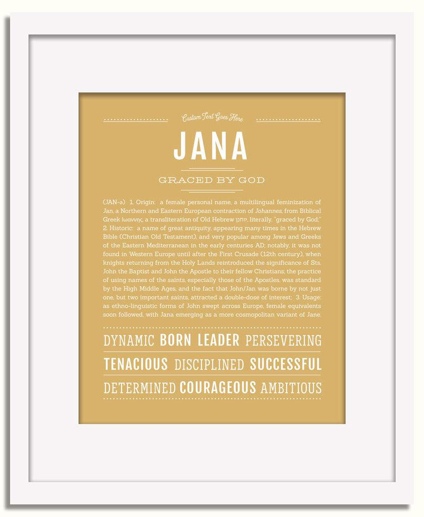 Frame Options | Matte Gold | White Frame, Matted