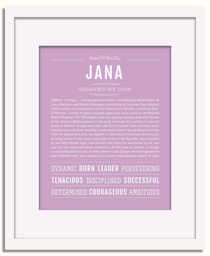 Frame Options | Lilac | White Frame, Matted