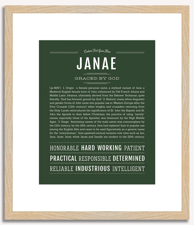 Janae | Name Art Print