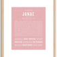 Janae | Name Art Print