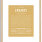 Janaris | Name Art Print