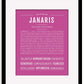 Frame Options | Dark Pink | Black Frame, Matted