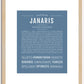 Janaris | Name Art Print