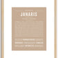 Janaris | Name Art Print