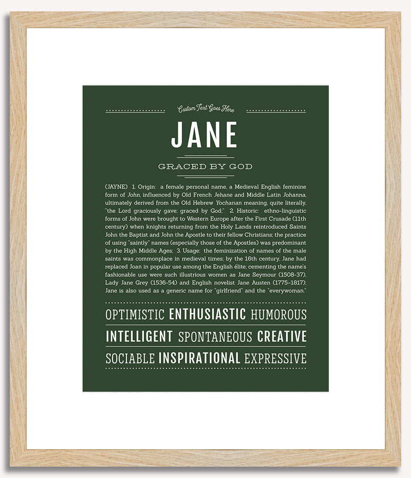 Jane | Name Art Print