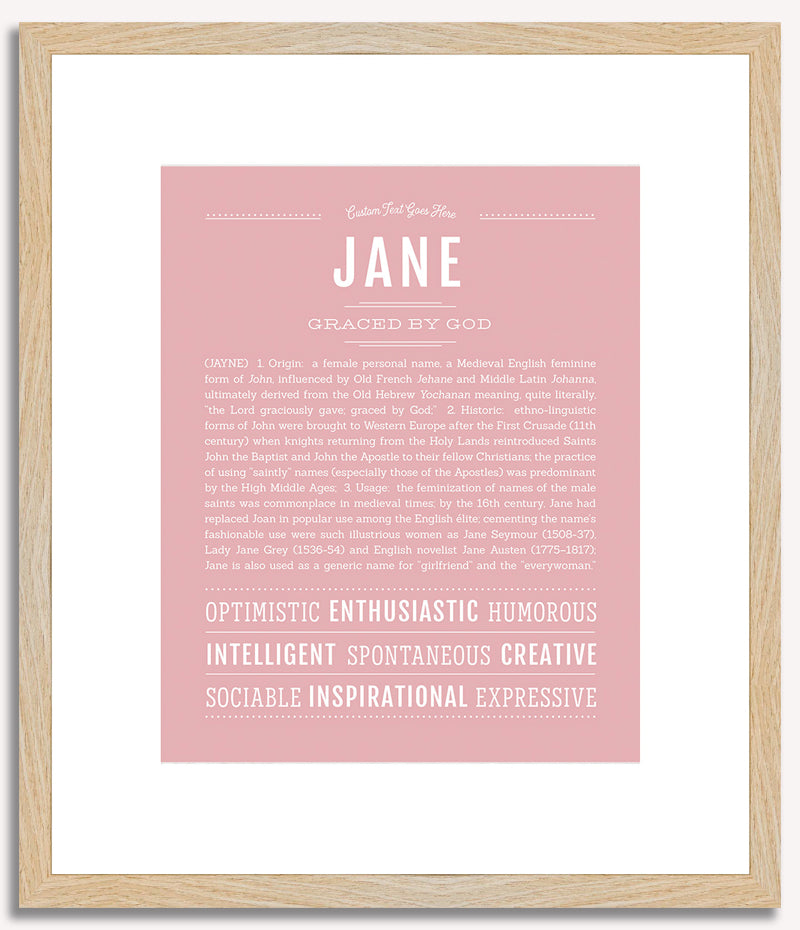 Jane | Name Art Print