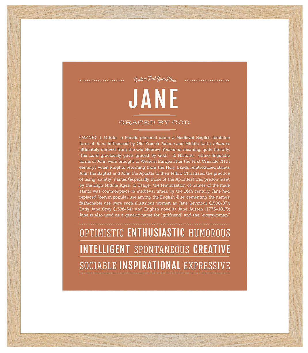 Jane | Name Art Print