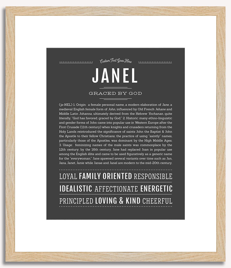 Janel | Name Art Print