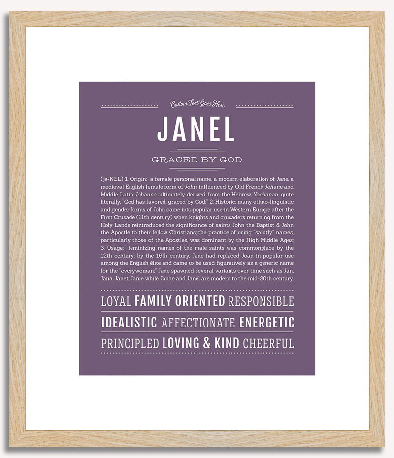 Janel | Name Art Print