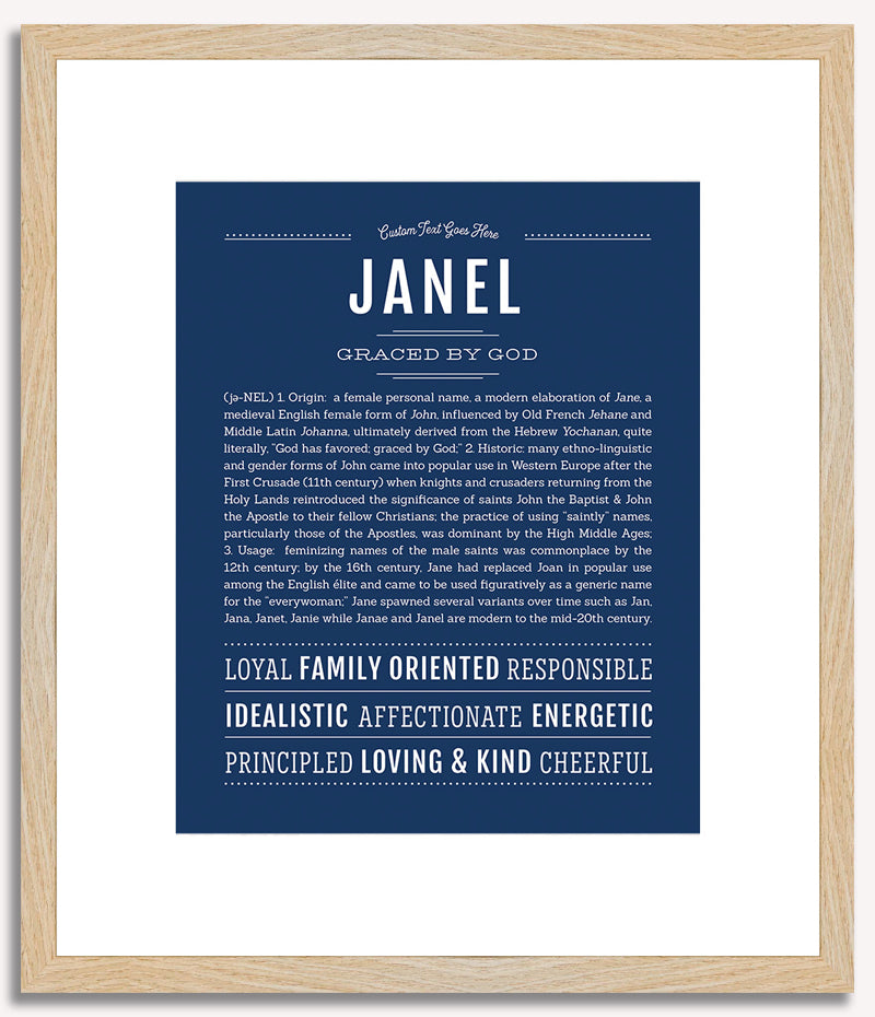 Janel | Name Art Print