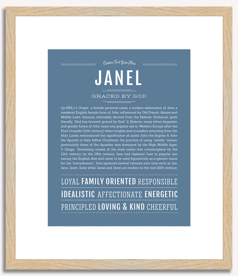 Janel | Name Art Print