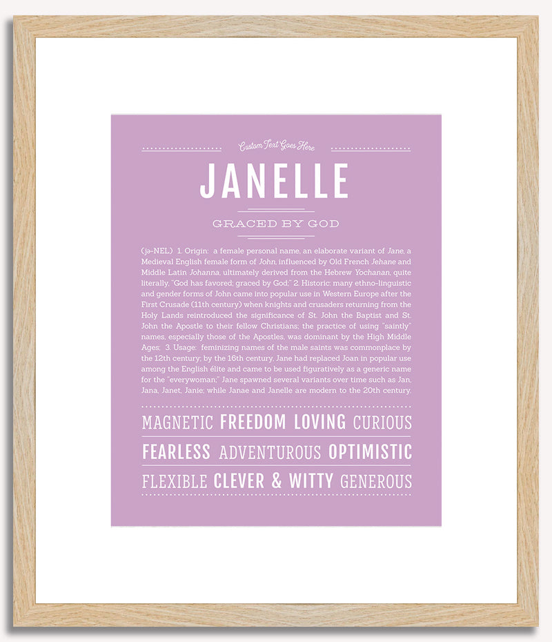 Janelle | Name Art Print