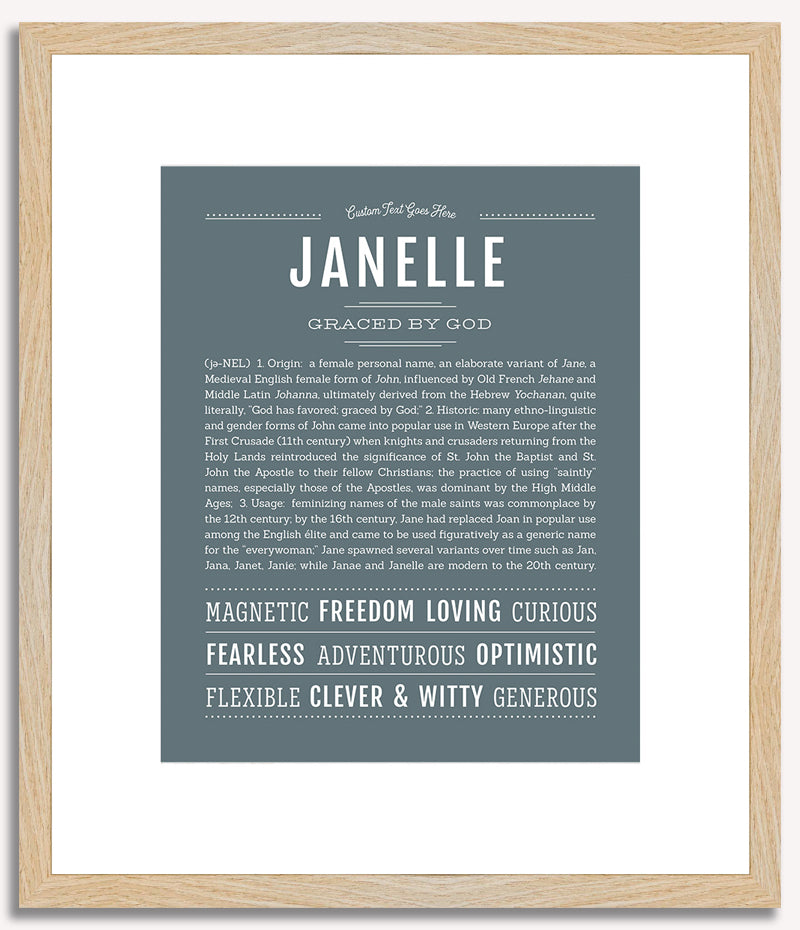 Janelle | Name Art Print