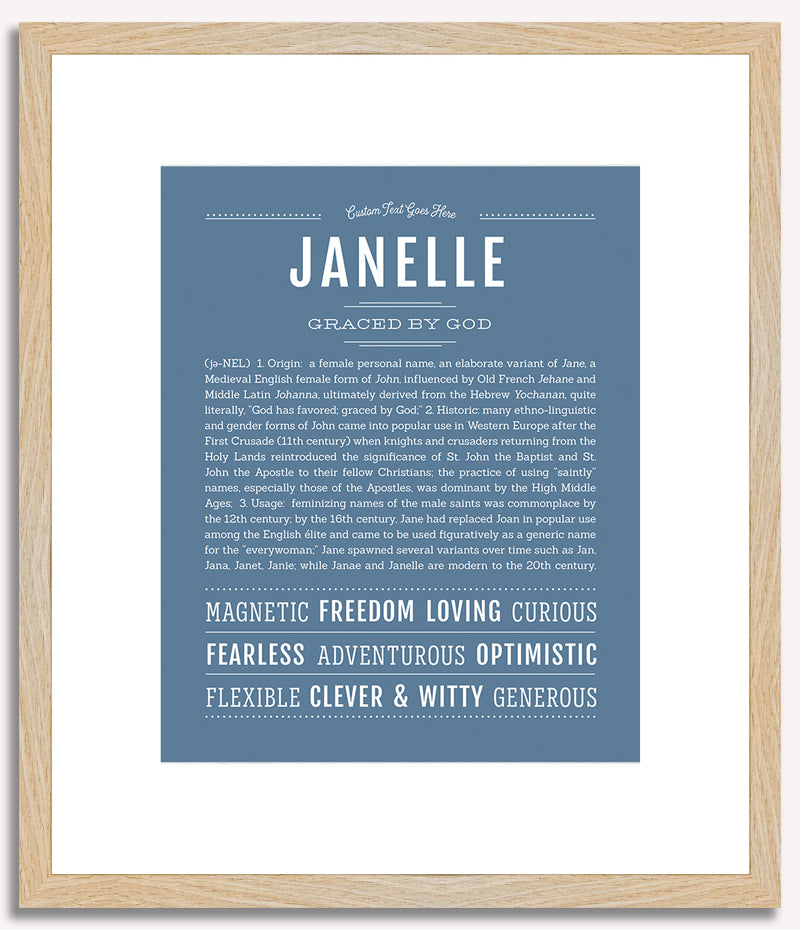 Janelle | Name Art Print