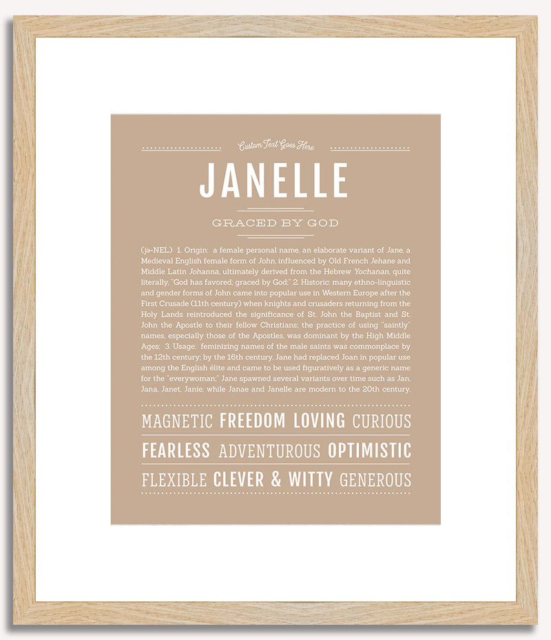 Janelle | Name Art Print