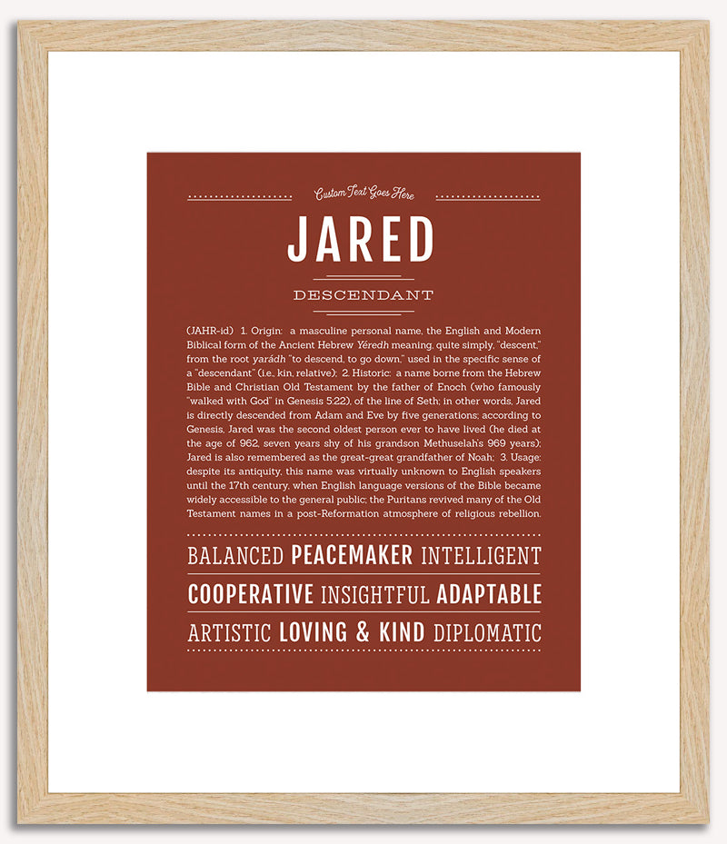 Jared | Name Art Print