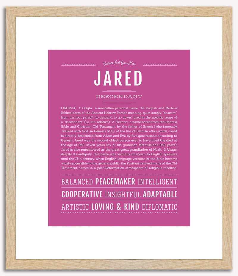 Jared | Name Art Print