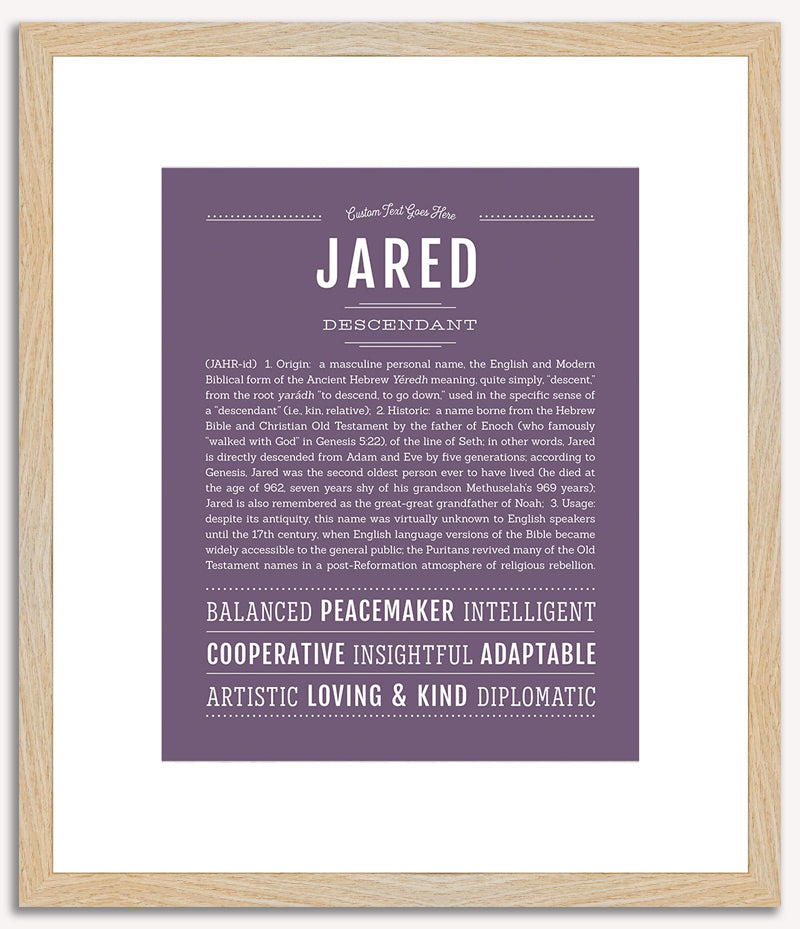 Jared | Name Art Print