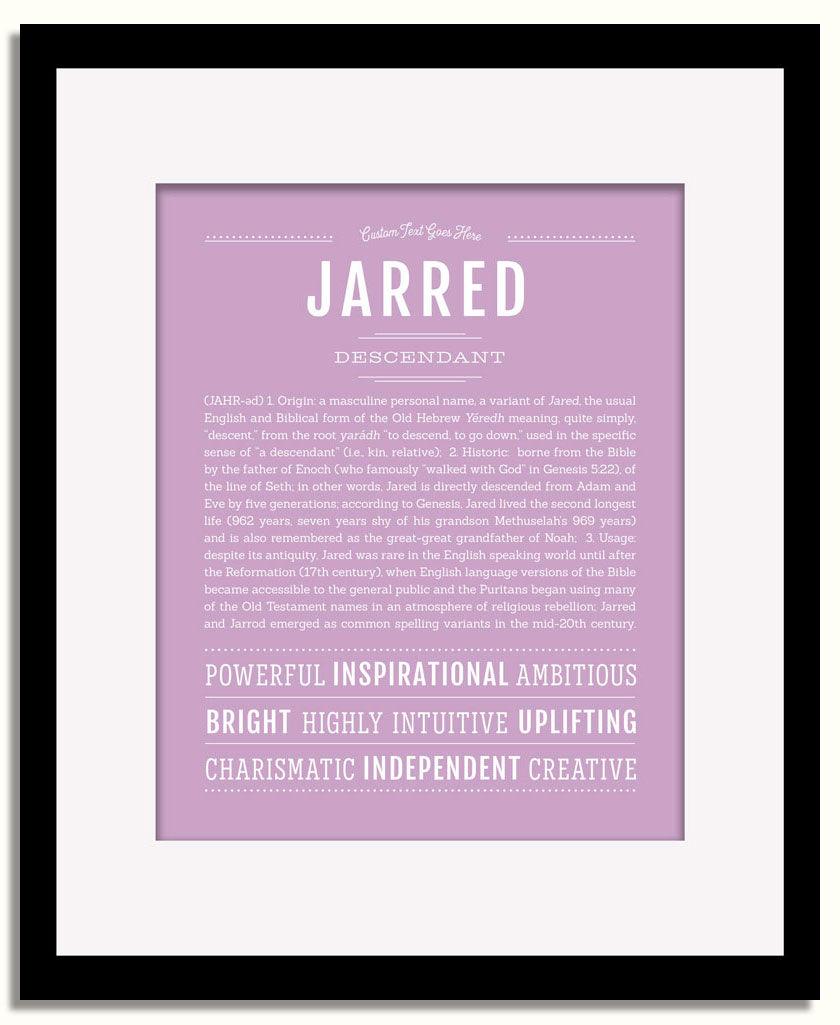 Frame Options | Lilac | Black Frame, Matted