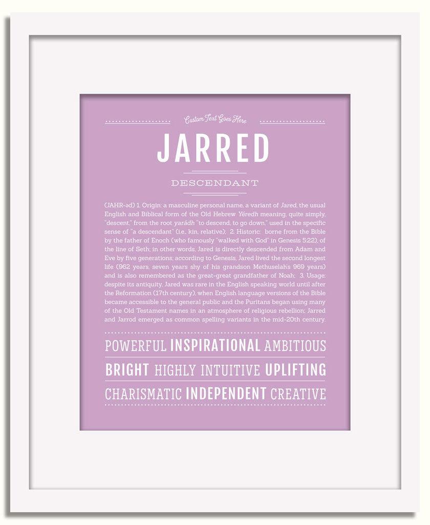 Frame Options | Lilac | White Frame, Matted