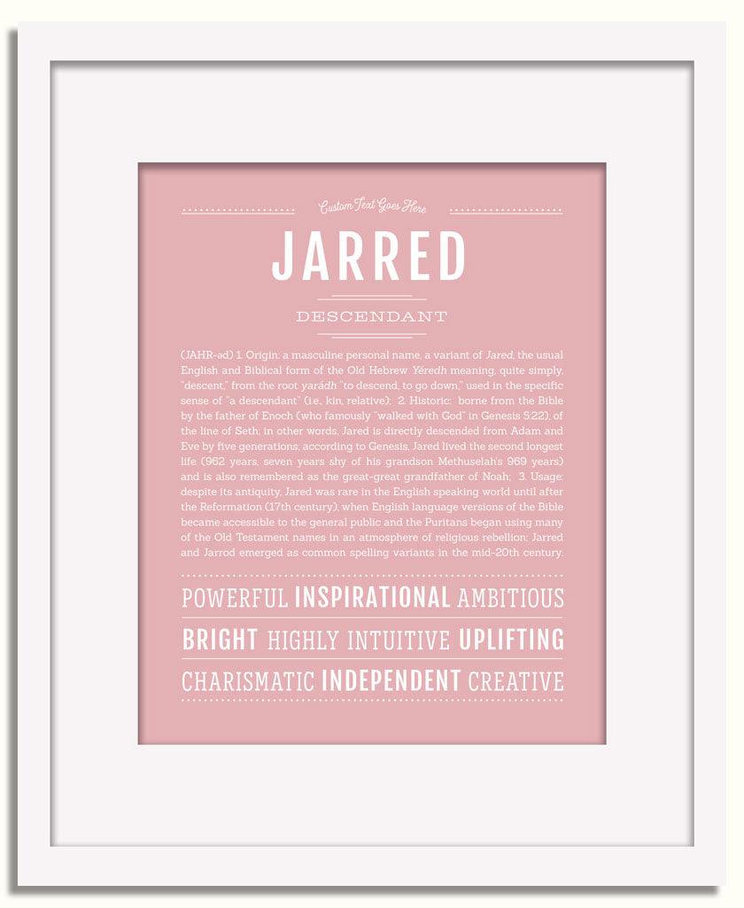 Frame Options | Dusty Rose | White Frame, Matted