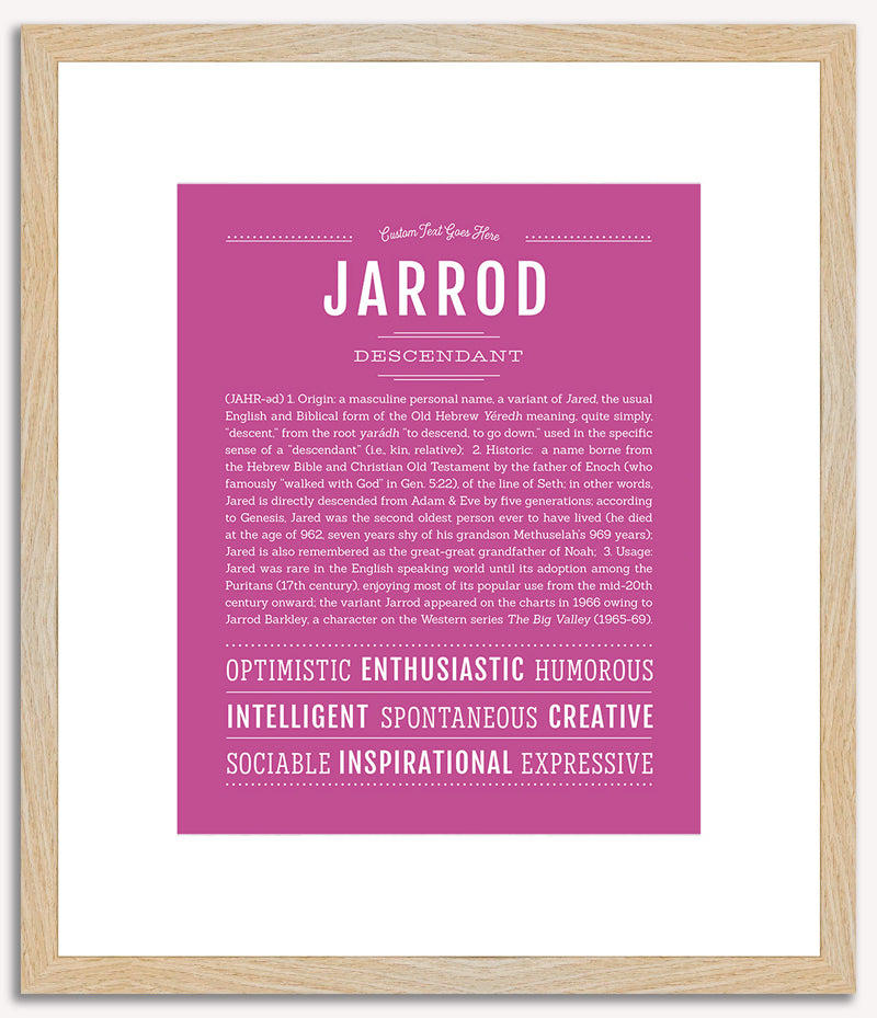 Jarrod | Name Art Print