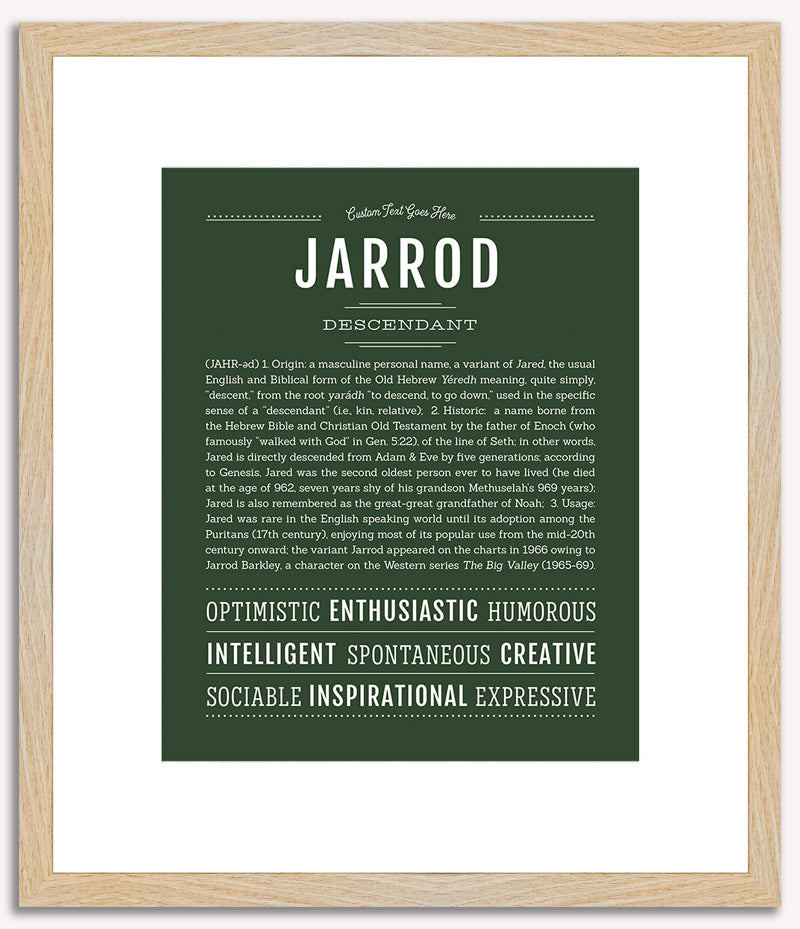 Jarrod | Name Art Print