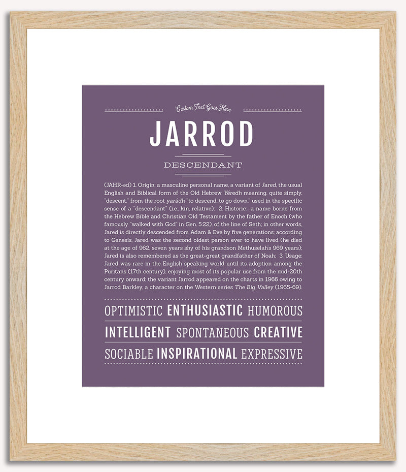 Jarrod | Name Art Print