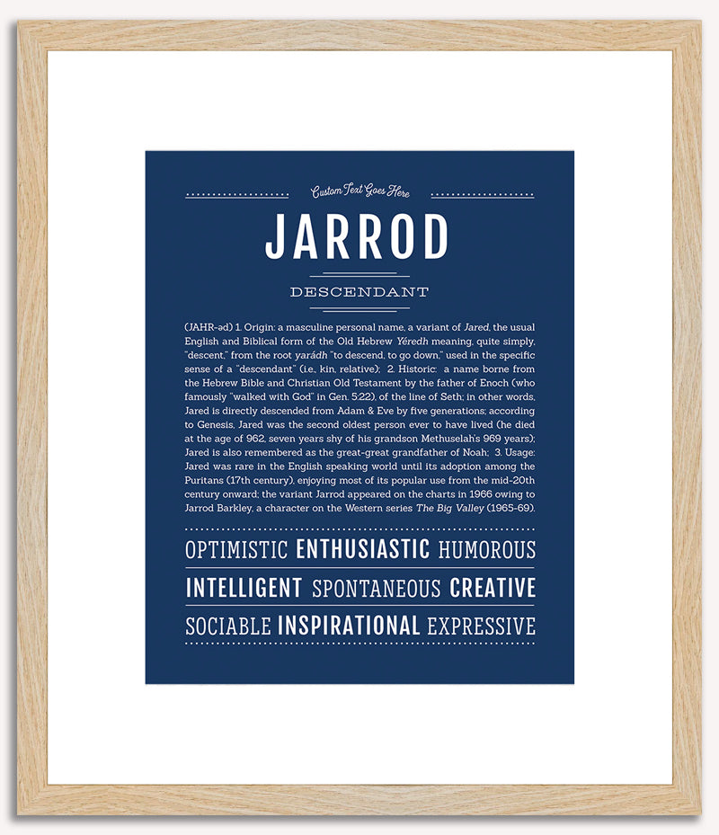 Jarrod | Name Art Print